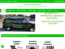 Tablet Screenshot of blodgettscleaners.com